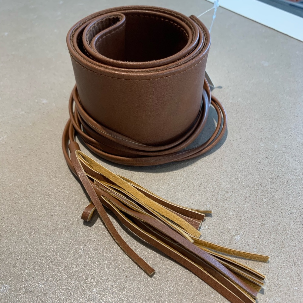High Waist Leather Belt